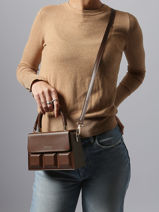 Cross Body Tas City Miniprix Bruin city YL26001-vue-porte